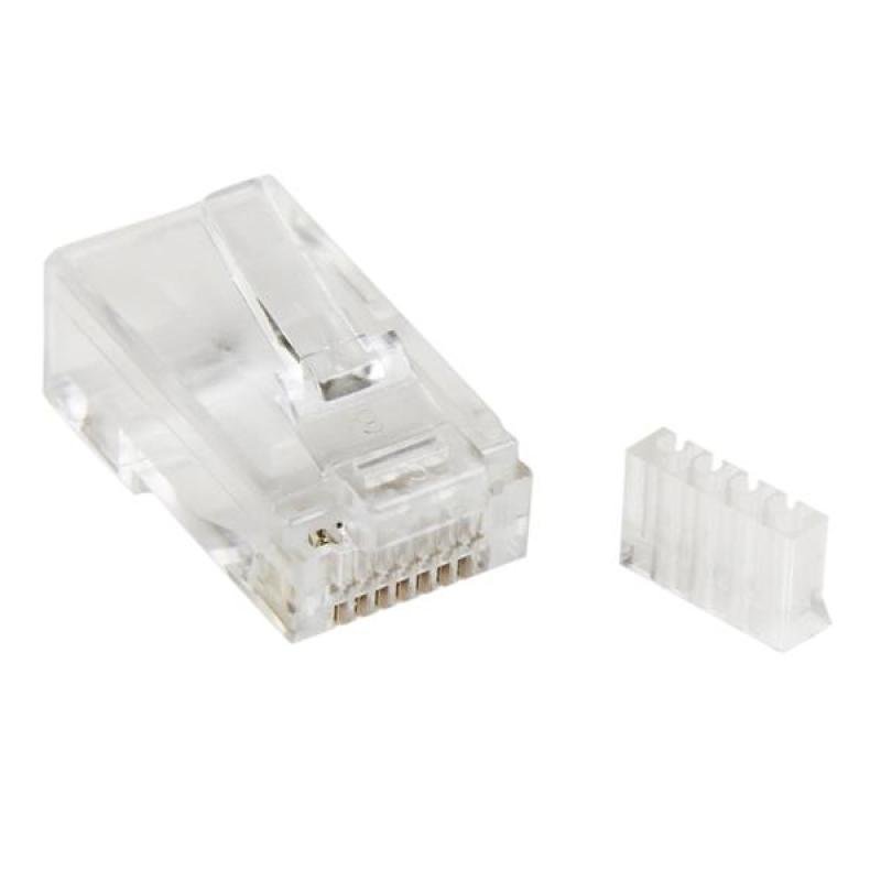Cat 6 Rj45 Modular Plug For Solid Wire 50 Pack