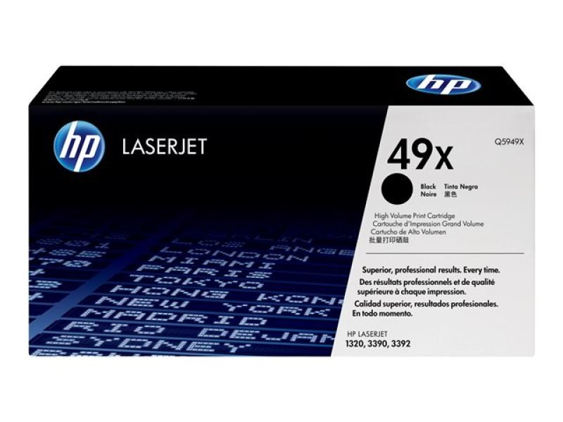 Click to view product details and reviews for Hp 49x Black Toner Cartridge Q5949x.