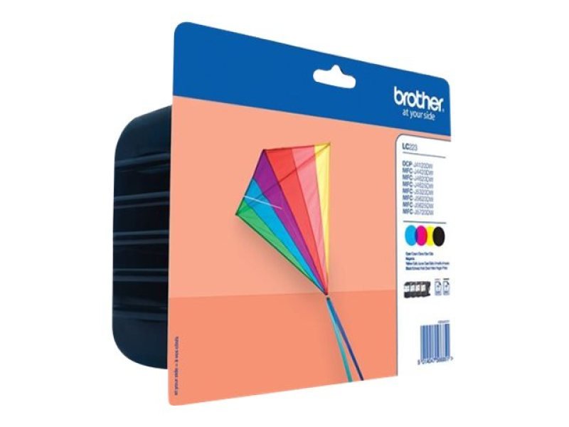 Image of Brother LC223 Colour Ink Cartridge Value Pack