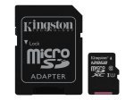 Kingston Technology 128GB microSDXC Class 10 UHS-I 45MB/s Read Card + SD Adapter