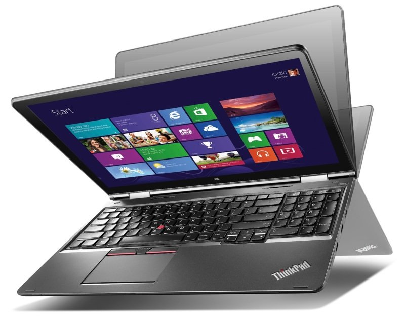 Image of Lenovo ThinkPad Yoga 15 Convertible Laptop, Intel Core i7-5500U 2.4GHz, 8GB RAM, 256GB SSD, 15.6&quot; Touch, Intel HD, No-DVD, WIFI, Webcam, Bluetooth, Windows 8.1 Pro