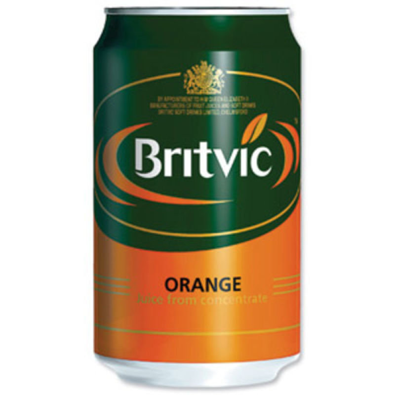 Britvic Orange Juice 330ml Cans 24 Pack Ebuyer