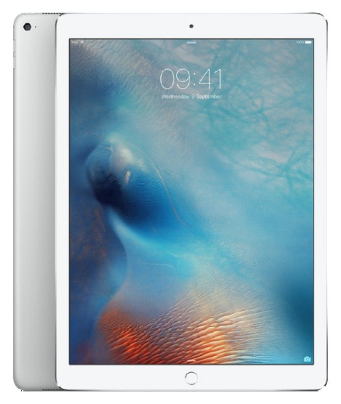 Image of iPad Pro Wi-Fi 128GB Silver - A9X CPU chip - 128GB Flash + Wifi - 12.9&quot; LED Multitouch Display - Bluetooth + 2 Cameras - Apple iOS 9