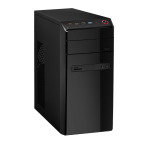 CIT Phaser Black Midi Case 1 x USB3 3 x USB2 1 x 9cm Rear Fan Black 500W PSU