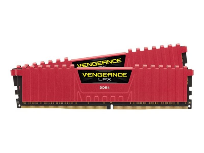 Image of Corsair Vengeance LPX 32GB DDR4 2666MHz CL16 Desktop Memory - Red