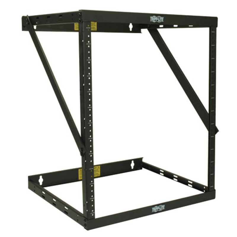 SmartRack 8U/12U/22U Expandable Flat-Pack Low-Profile Switch-Depth Wall-Mount 2-Post Open Frame Rack