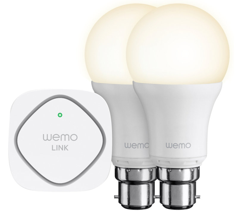 Wemo Smart Light Bulb - Starter Kit Bundle - Bayonet