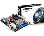 ASRock C70M1 AMD Dual-Core Ontario VGA 7.1 CH HD Audio Mini-ITX Motherboard