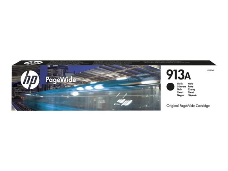 Image of HP 913A Black Original PageWide Cartridge - L0R95AE