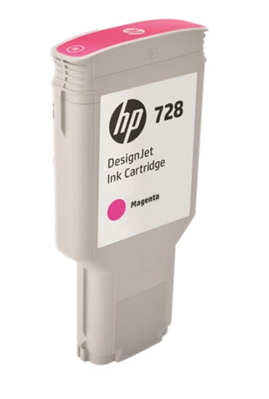 Image of HP 728 Magenta Original&nbsp;Designjet Ink Cartridge - Extra High Yield 300ml - F9K16A
