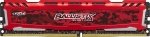 Crucial Ballistix Sport LT 4GB DDR4-2400 CL16 (16-16-16) 1.2V PC4-19200 Red