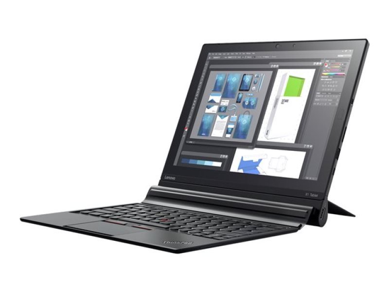 Image of Lenovo X1 Tablet Touch, Intel Core M5 6Y54, 8GB DDR3, 256 GB M.2 SSD, Intel HD Graphics, 12 FHD+ (2160x1440) IPS, Intel 8260 AC 2x2 - Snowfield peak2(BlueTooth v4.1), 4G LTE, FPR, 4 cell, Micro SD Card Slot, Windows 10 Pro, Yes, Touch display