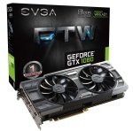 EVGA GeForce GTX 1080 FTW 8GB GDDR5X DVI-D HDMI 3x DisplayPort PCI-E Graphics Card