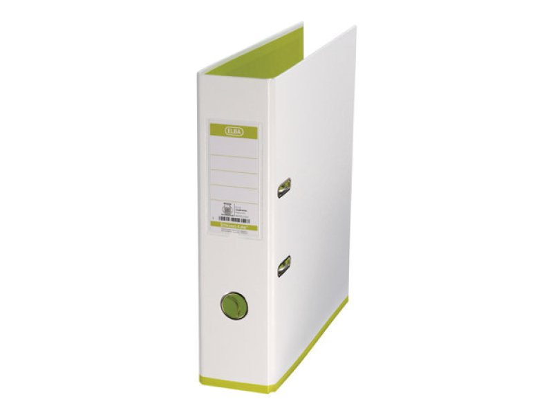 Elba Mycolour Lever Arch File White Lime Review