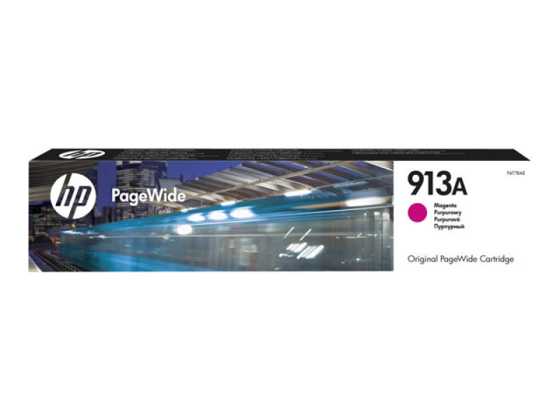 Image of HP 913A Magenta Original PageWide Cartridge - F6T78AE