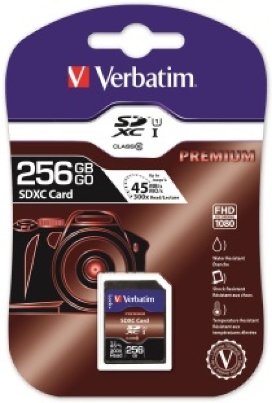 Verbatim Premium 256GB SDXC Memory Card Review