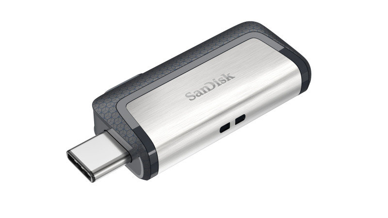 Image of SanDisk 64GB Ultra Dual USB Type C Flash Drive