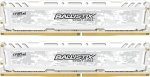 Ballistix Sport LT 16GB DDR4 2400MHz Memory Kit - White BLS2C8G4D240FSC