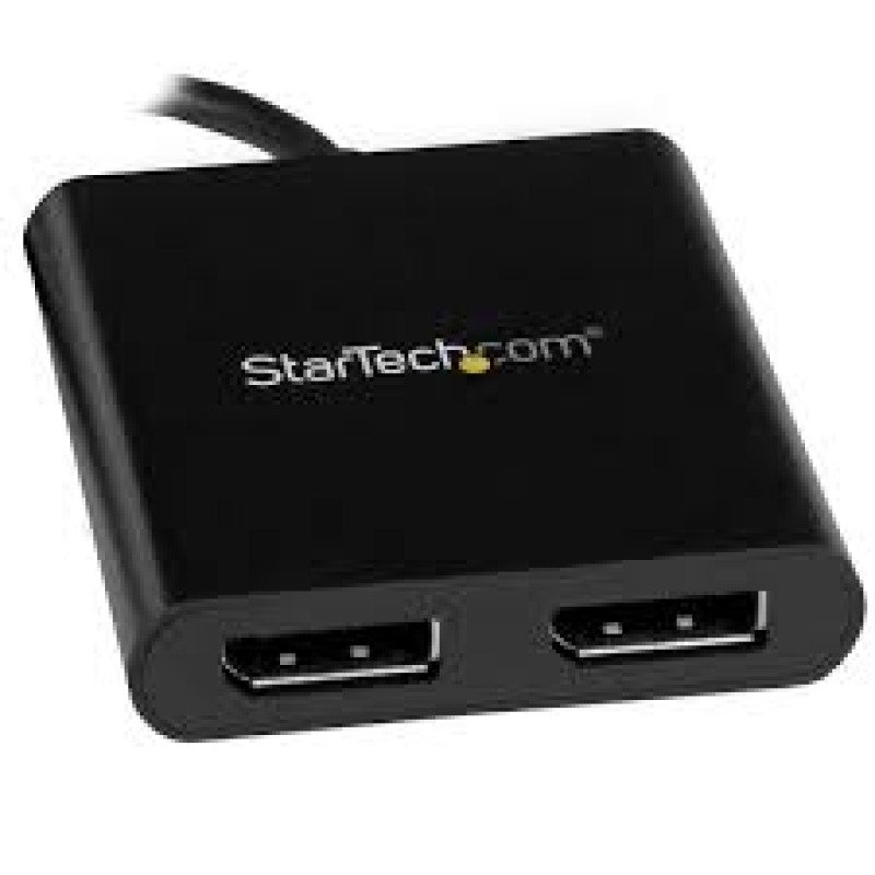 Image of Startech.com Usb-c To Displayport Multi-monitor Splitter - 2-port Mst Hub