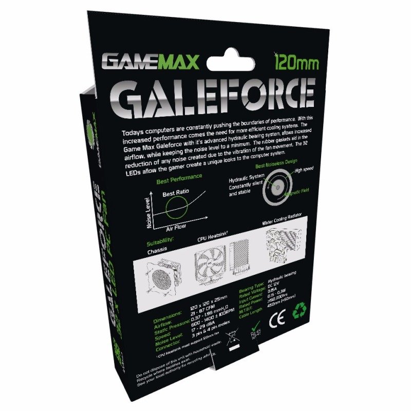 max galeforce 32 x green led 12cm cooling fan ebuyer max galeforce 32 x green led 12cm cooling fan ebuyer
