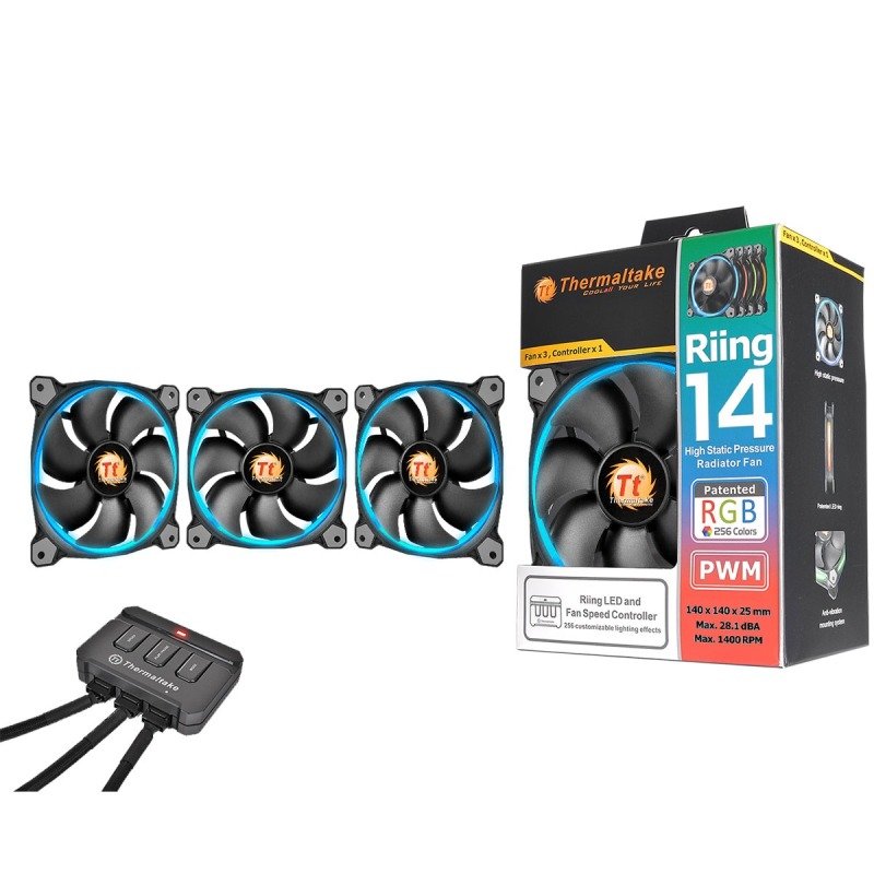 Thermaltake Riing14 Led RGB Fan with Fan Switch Review