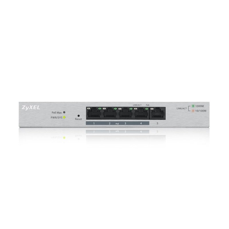 Zyxel GS1200-5HP 5 Port Gigabit PoE+ Web Managed Switch with 4 x PoE Review