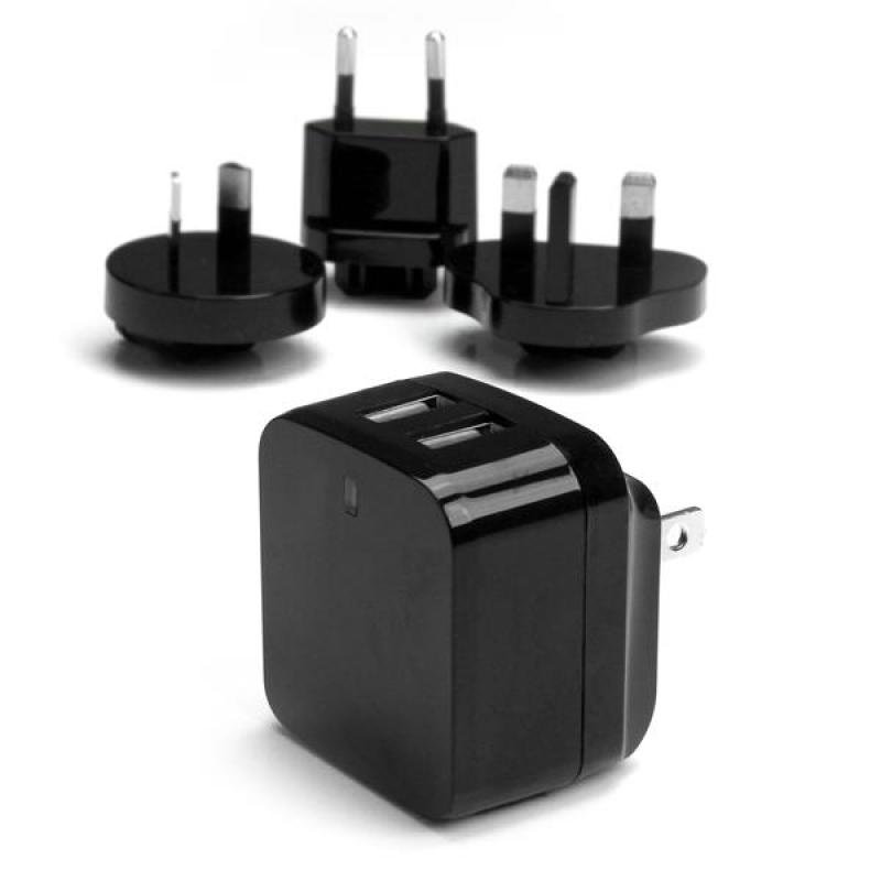 Click to view product details and reviews for Startechcom Dual Port Usb Wall Charger International Travel 17w 34a Black.