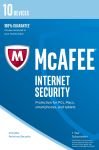 McAfee Internet Security 2017 1 Year 10 Devices - Electronic Software Download