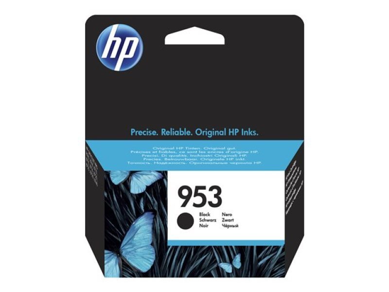 Image of HP 953 Black Original Ink Cartridge - Standard Yield 1000 Pages - L0S58A