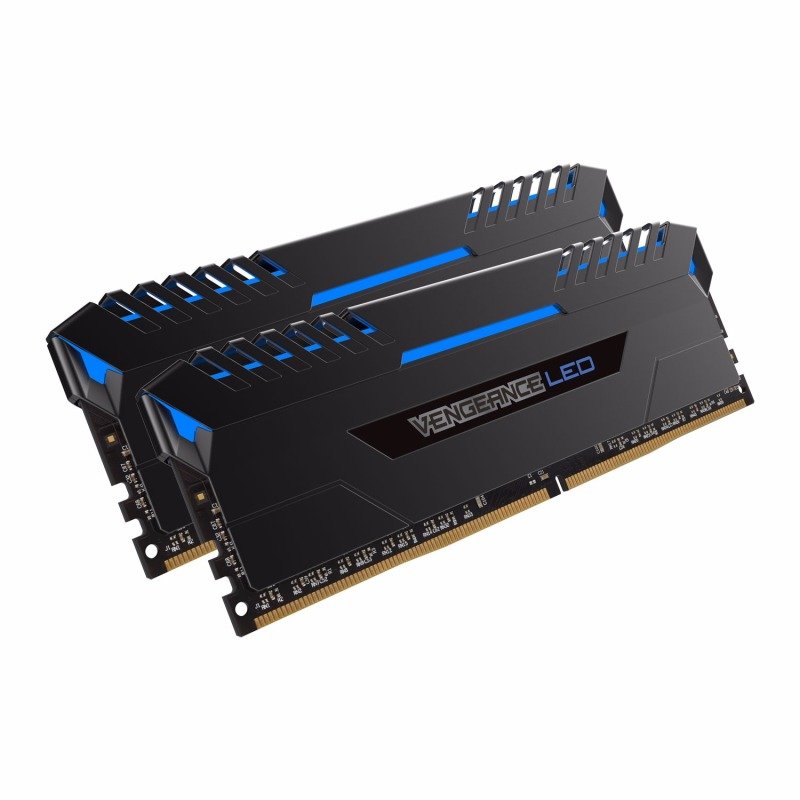 Corsair Vengeance Blue LED 16GB DDR4 3200 Memory Kit- CMU16GX4M2C3200C16B Review