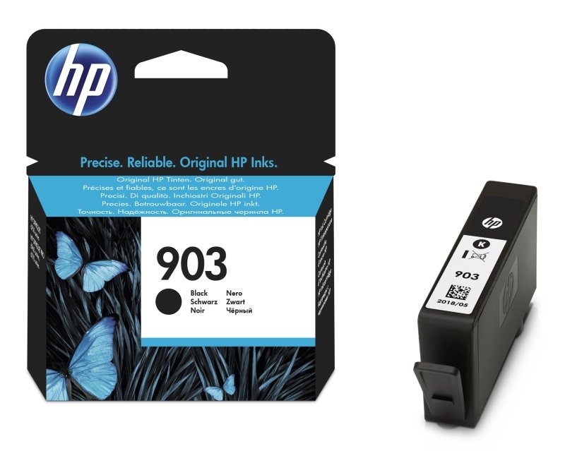 Image of HP 903 Original Black Ink Cartridge - T6L99AE