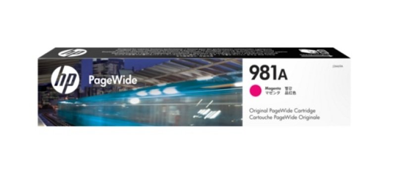 Image of HP 981A Magenta Original&nbsp;Ink Cartridge - Standard Yield 6000 Pages - J3M69A