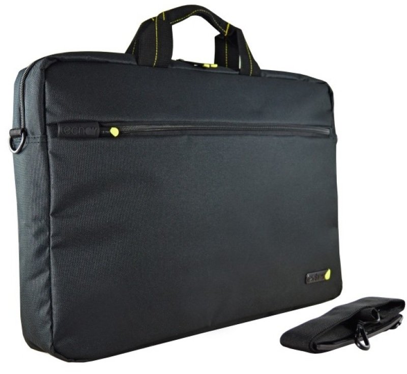 Techair 15.6" Black Laptop Shoulder Bag - TANZ0124v3