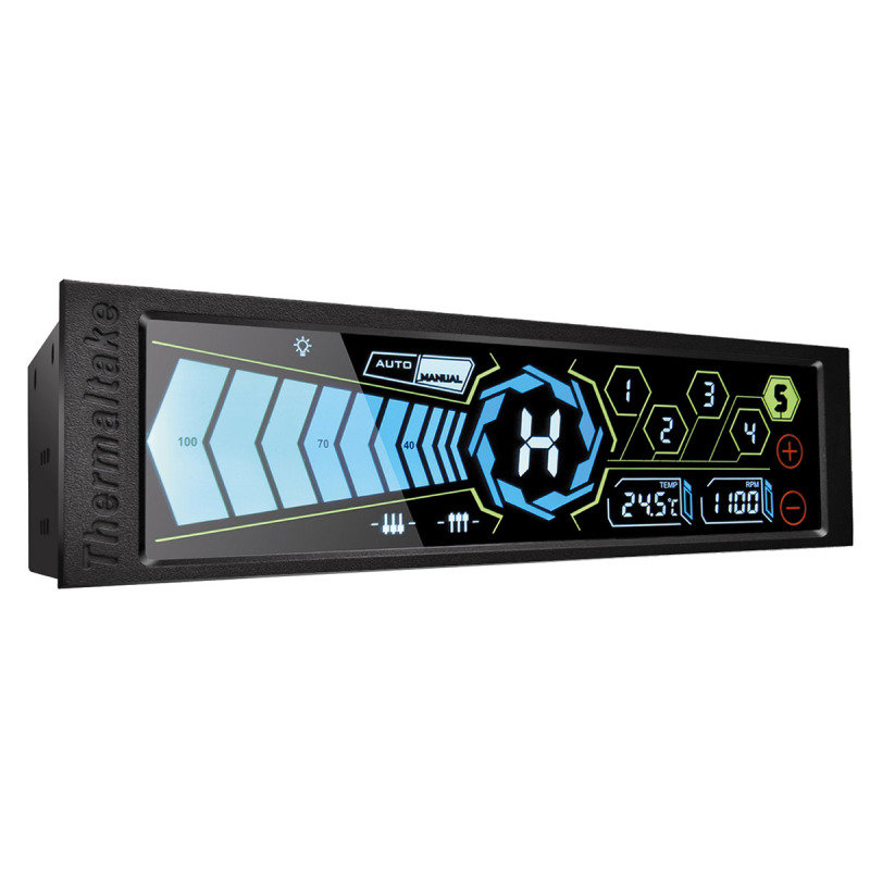 Thermaltake Commander FT Fan Control panel 5.5 Inch Screen Review