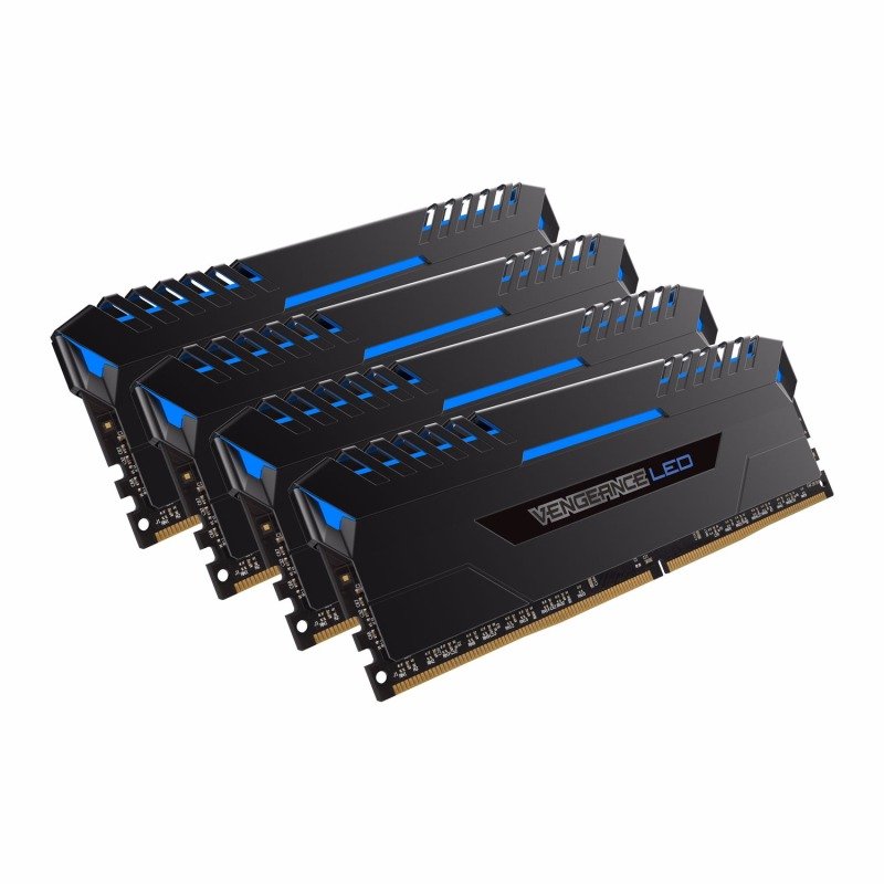 Corsair Vengeance Blue LED 64GB Kit DDR4 3200GHz Memory Review