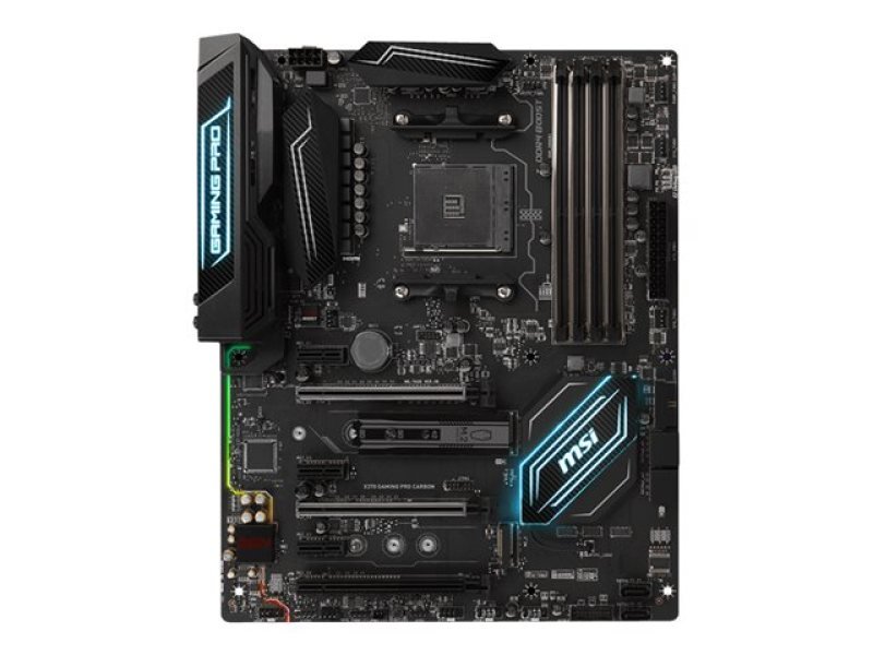 msi amd x370 gaming pro carbon am4 atx motherboard