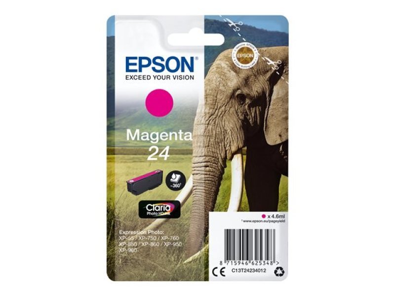 Image of Epson 24 Magenta Inkjet Cartridge