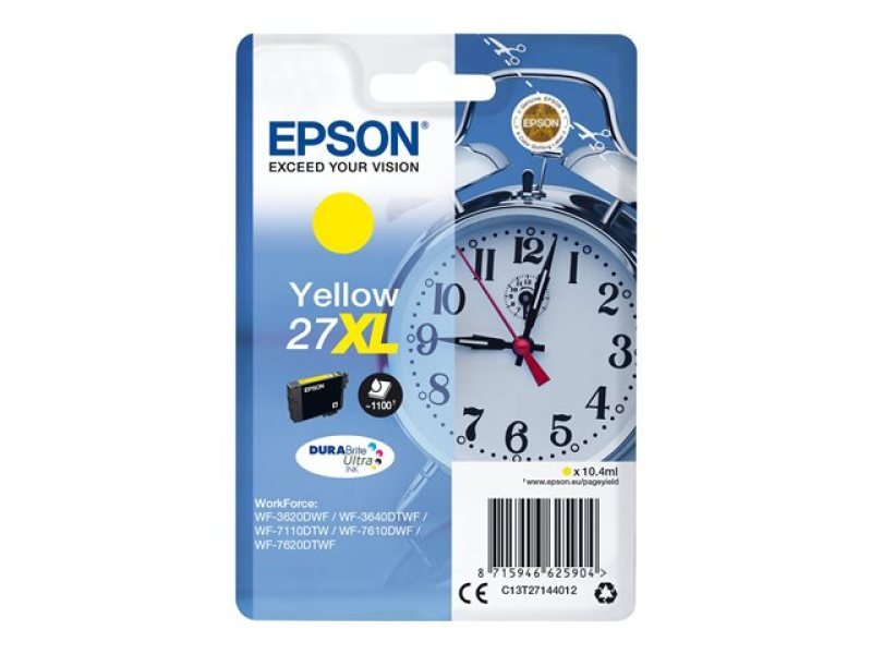 Image of Epson 27XL Yellow Inkjet Cartridge