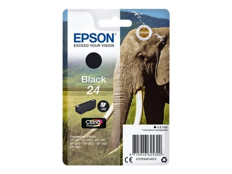 Image of Epson 24 Black Inkjet Cartridge