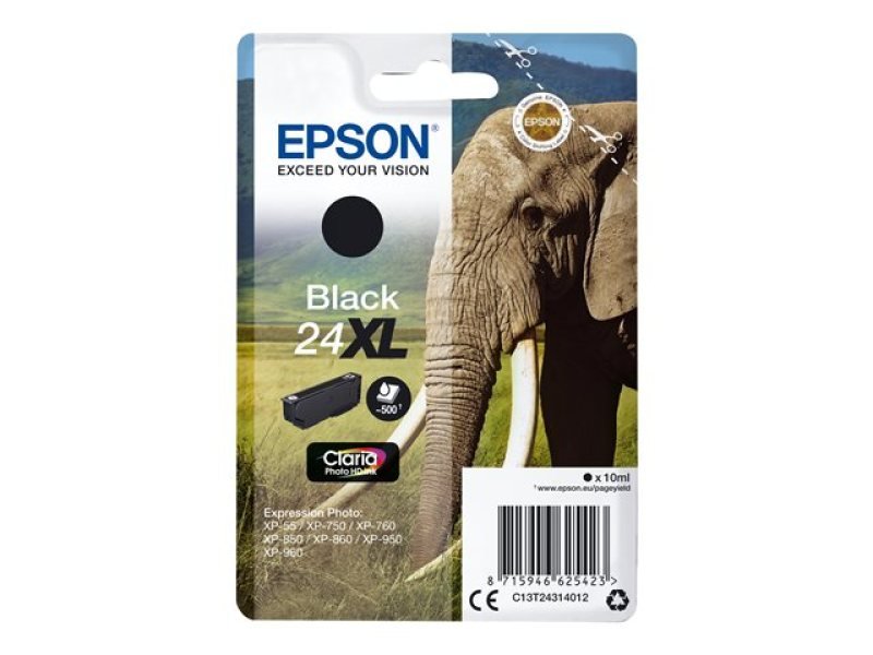 Image of Epson 24XL Black Inkjet Cartridge