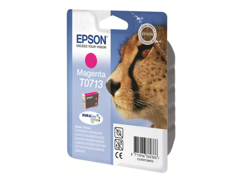 Image of Epson T0713 Magenta Inkjet Cartridge