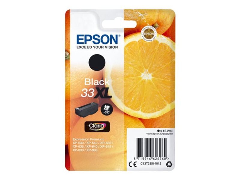 Click to view product details and reviews for Epson 33xl Black Inkjet Cartridge.