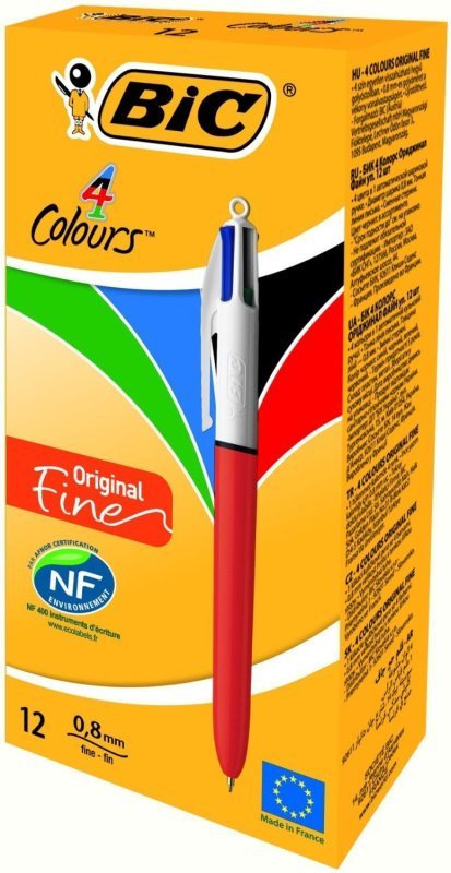 Bic 4 Colours Fine Ballpoint Pen Review