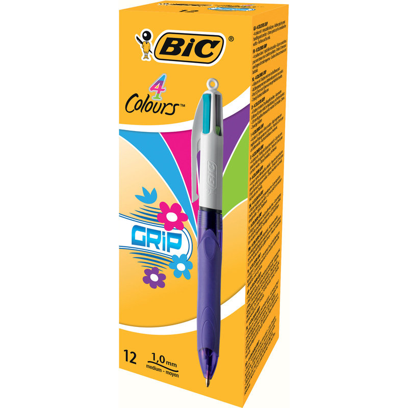 Bic 4 Colours Grip Fashion Ballpoint Pen Review