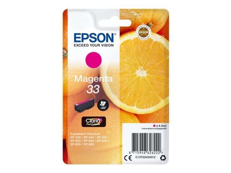 Image of Epson 33 Magenta Inkjet Cartridge
