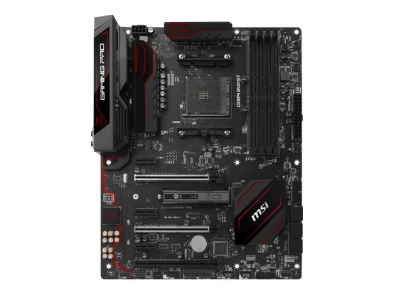 msi amd am4 ryzen x370 gaming pro atx motherboard