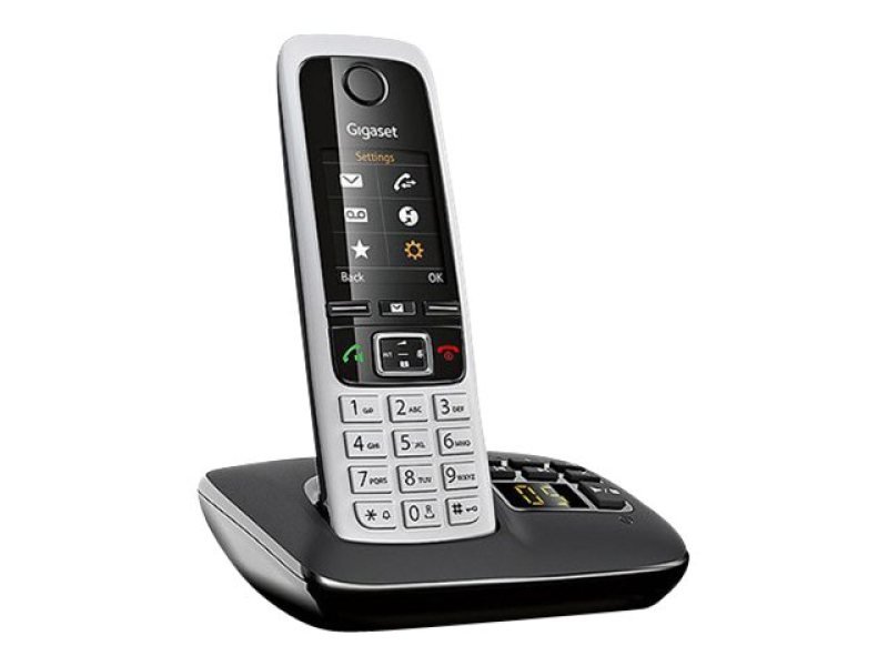 gigaset c430a cordless phone with answering machine - single