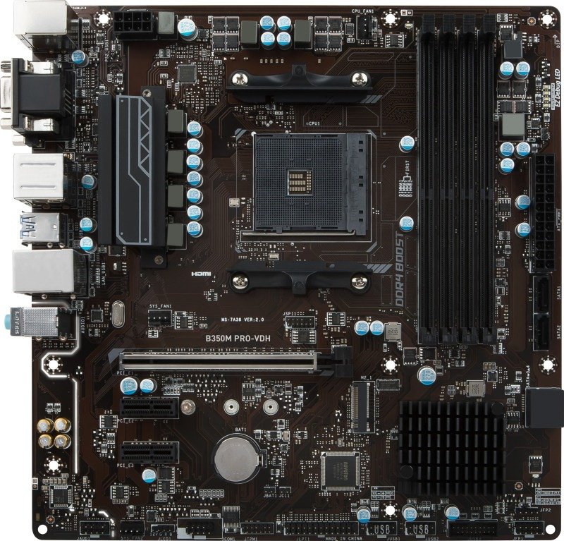 MSI AMD B350M PRO VDH Motherboard Ebuyer