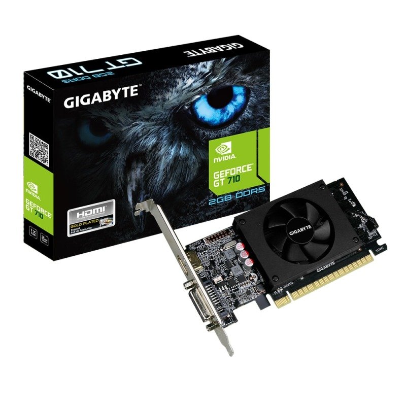 Image of Gigabyte GeForce GT 710 2GB Low Profile Graphics Card
