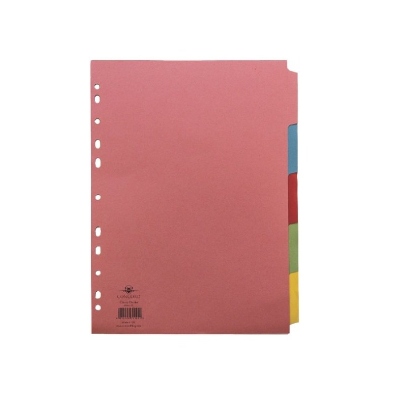 Concord Pastel A4 5-Part Subject Dividers (1 Set of 5 Pack) Review